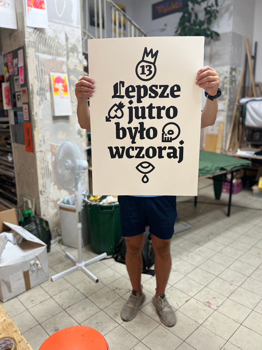 Plakat JUTRO WCZORAJ