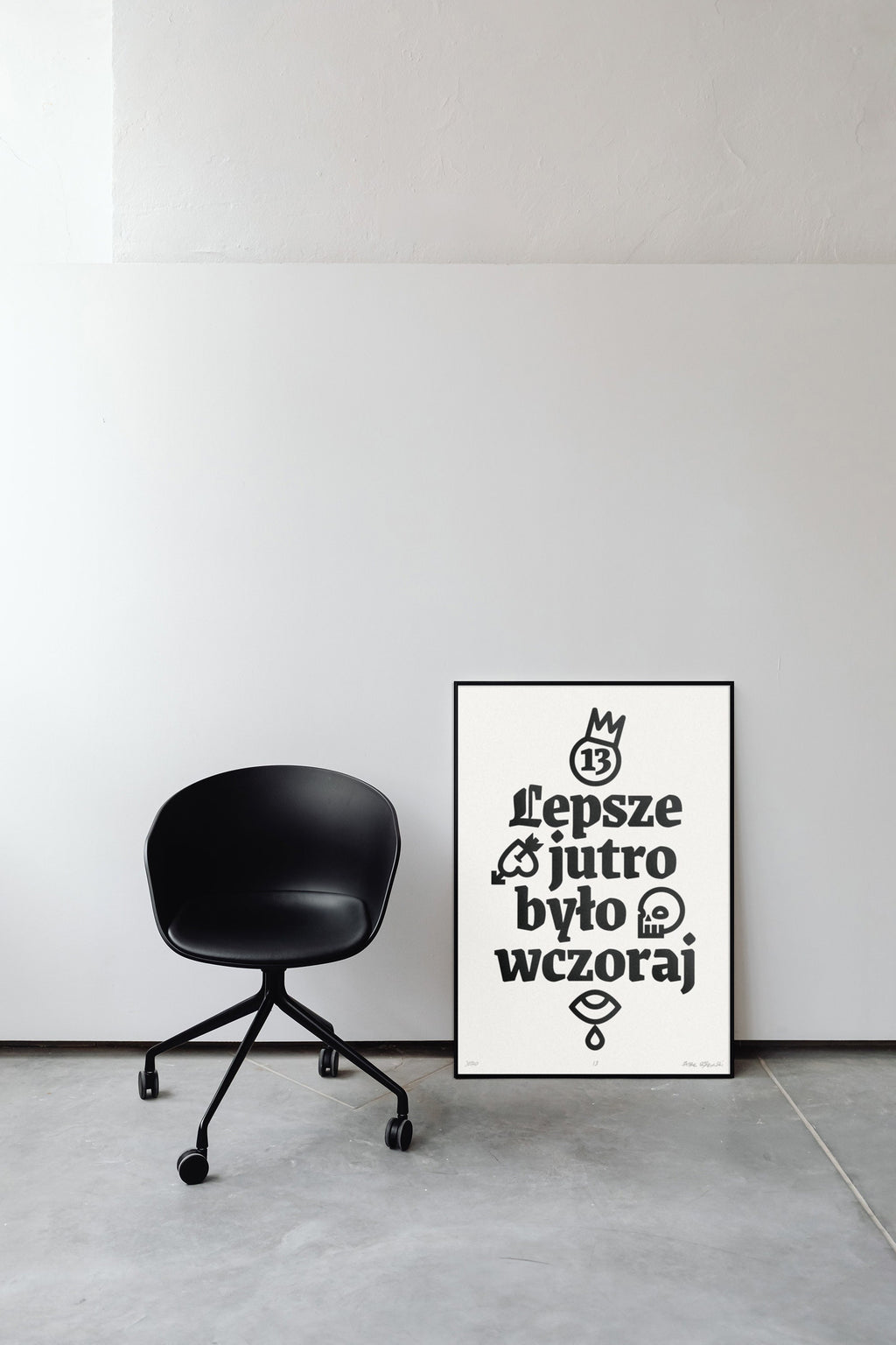 Plakat JUTRO WCZORAJ