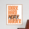 Plakat WORK