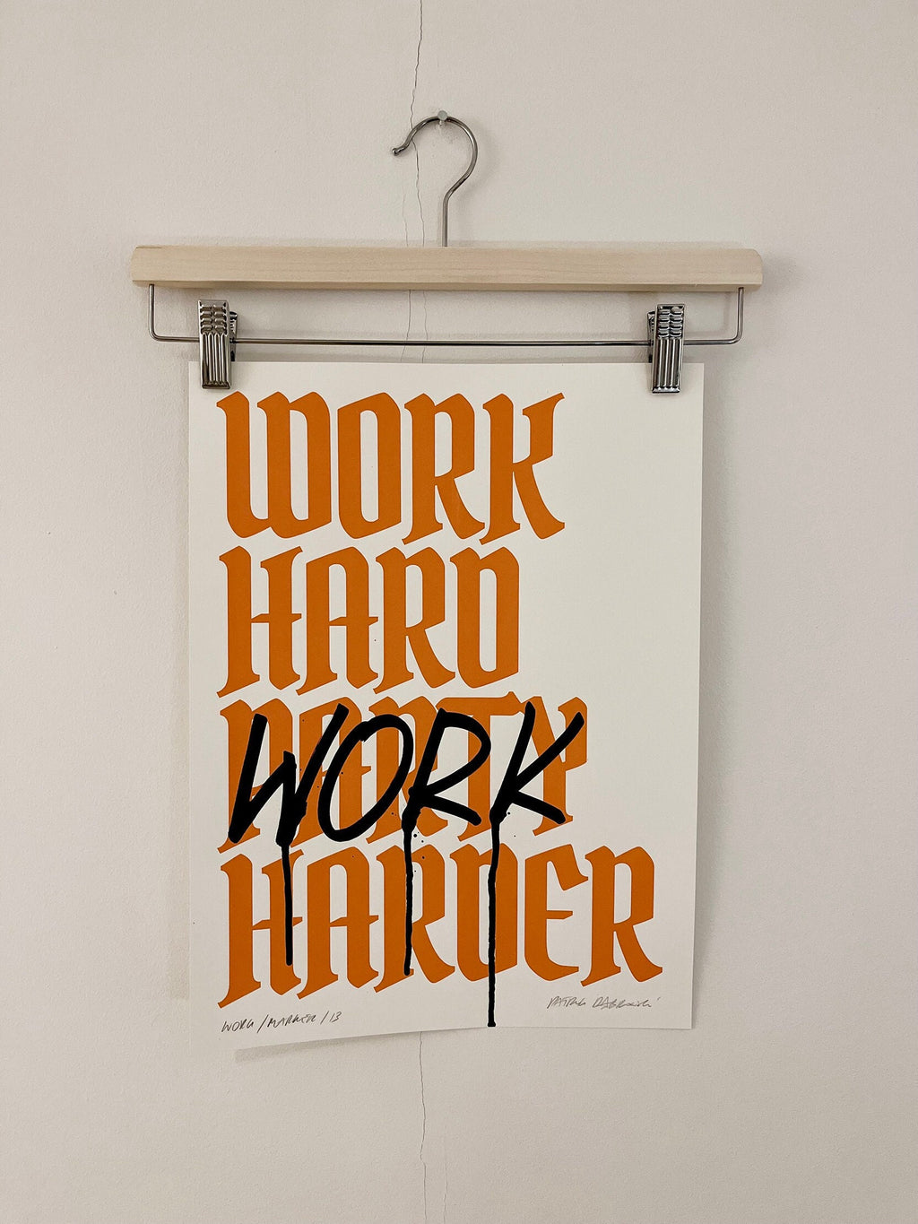 Plakat WORK